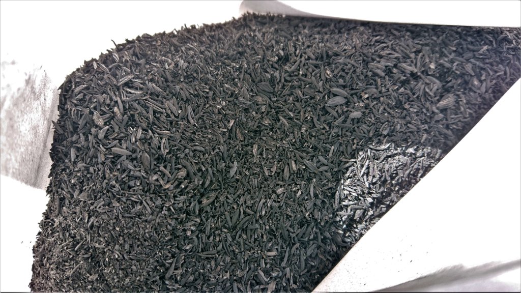 高品質の籾殻燻炭